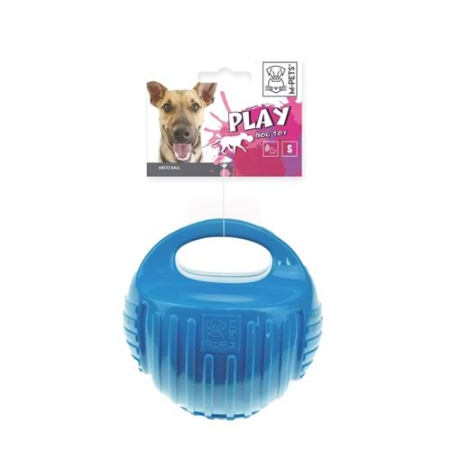 10629517 M-PETS ARCO BALL KAUÇUK KÖPEK OYUNCAĞI (S) BLUE
