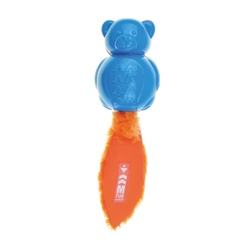 10631299 M-PETS ON/OFF TEDDY KÖPEKLER İÇİN KAUÇUK OYUNCAK BLUE/ORANGE