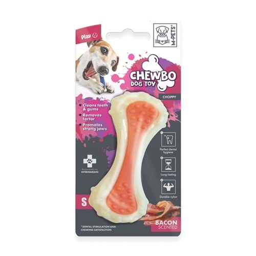 10634416 M-PETS CHEWBO CHOPPY DENTAL ET AROMALI KÖPEK OYUNCAĞI (S)