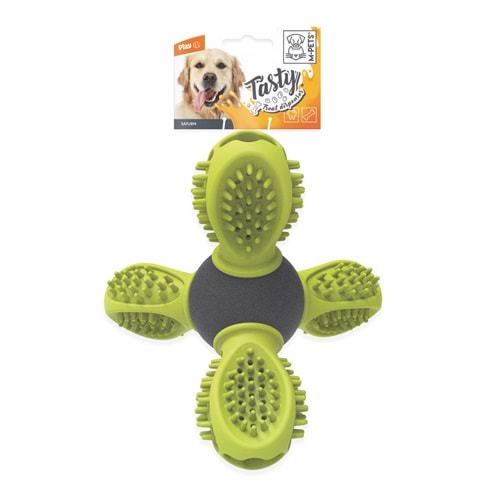 10637399 M-PETS SATURN ÖDÜL HAZNELİ KAUÇUK OYUNCAK GREEN