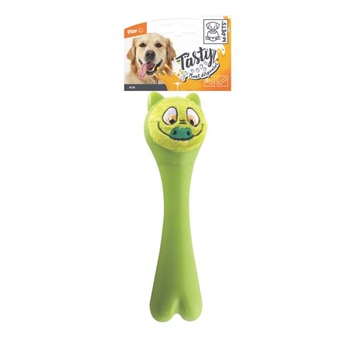 10638203 M-PETS ROB ÖDÜL HAZNELİ KAUÇUK KÖPEK OYUNCAĞI GREEN