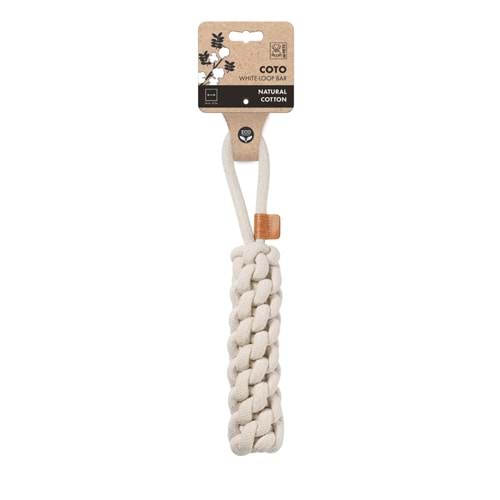 10648401 M-PETS COTO WHITE LOOP BAR 34CM ÖRGÜ OYUNCAK