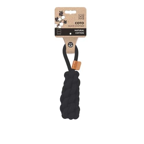 10648508 M-PETS COTO BLACK LOOP BAR 22CM ÖRGÜ OYUNCAK