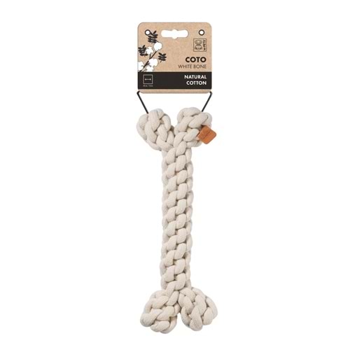 10648801 M-PETS COTO WHITE BONE 30CM ÖRGÜ KEMİK OYUNCAK
