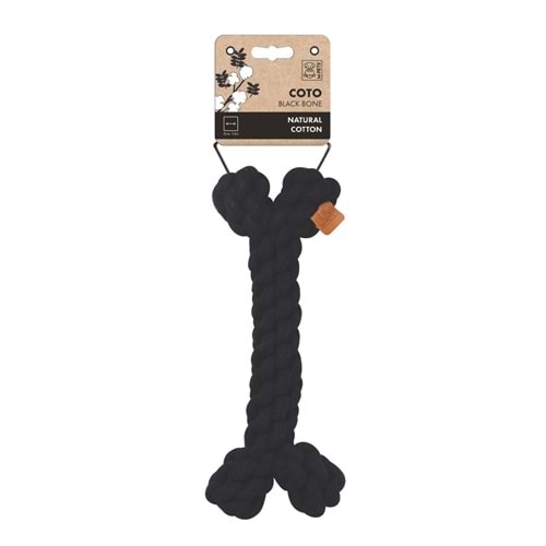 10649008 M-PETS COTO BLACK BONE 30CM ÖRGÜ KEMİK OYUNCAK
