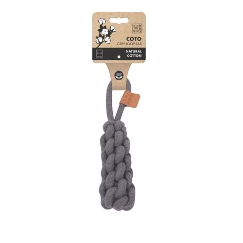 10652613 M-PETS COTO GREY LOOP BAR 22CM ÖRGÜ OYUNCAK