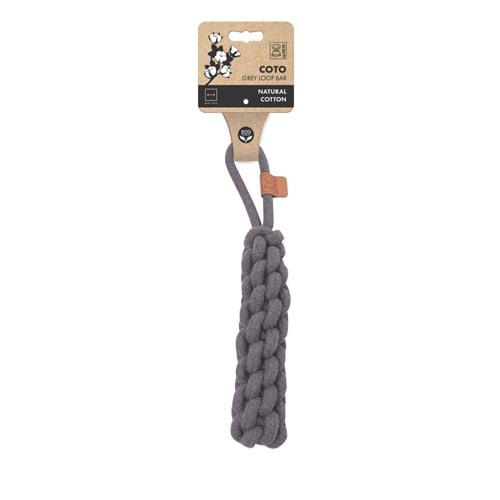 10652713 M-PETS COTO GREY LOOP BAR 34CM ÖRGÜ OYUNCAK