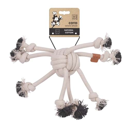 10653901 M-PETS COTO WHİTE SPİDER 38CM ÖRGÜ OYUNCAK