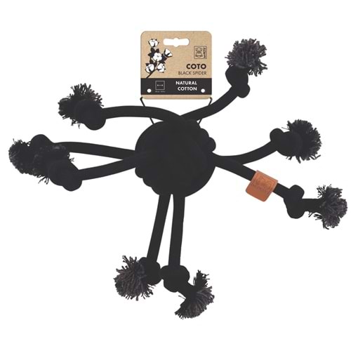 10654008 M-PETS COTO BLACK SPİDER 38CM ÖRGÜ OYUNCAK