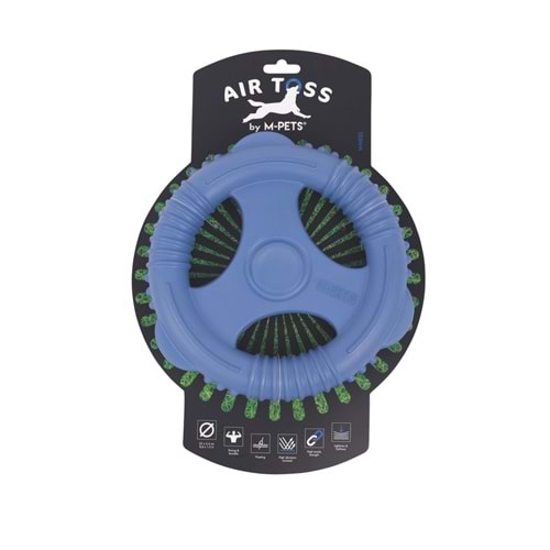 10657517 M-PETS AIR TOSS WHELL DAYANIKLI SUDA YÜZEN KÖPEK OYUNCAĞI BLUE