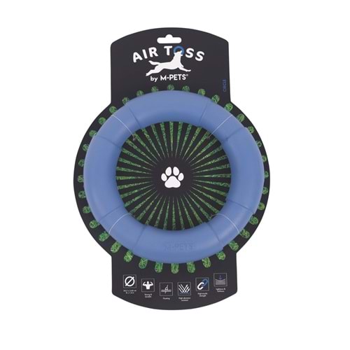 10657617 M-PETS AIR TOSS CİRCLE DAYANIKLI SUDA YÜZEN KÖPEK OYUNCAĞI BLUE