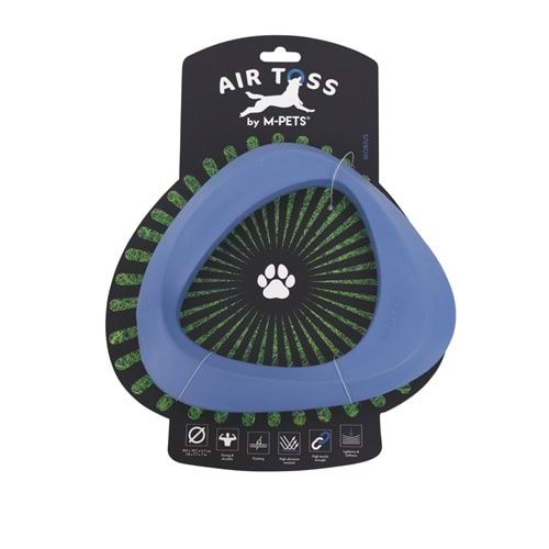 10657817 M-PETS AIR TOSS MOBİUS DAYANIKLI SUDA YÜZEN KÖPEK OYUNCAĞI BLUE