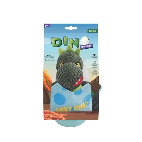 10659799 M-PETS PLAY DİNO CUBİTUS PASTIRMA AROMALI KÖPEK OYUNCAĞI