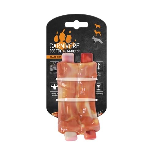10661799 M-PETS CARNIVORE DOG TOY SPARE RIBS PASTIRMA AROMALI