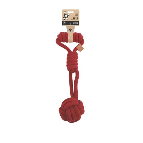 10662105 M-PETS COTO RED TUG BALL 36CM ÖRGÜ OYUNCAK