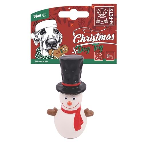 10664399 M-PETS CHRISTMAS SNOWMAN KÖPEK OYUNCAĞI 15CM