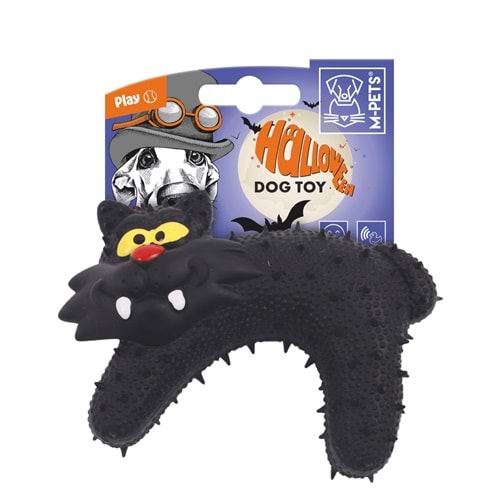 10664899 M-PETS HALLOWEEN BLACK CAT KÖPEK OYUNCAĞI