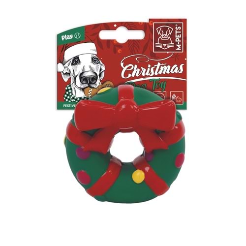 10665699 M-PETS CHRISTMAS FESTIVE WREATH KÖPEK OYUNCAĞI
