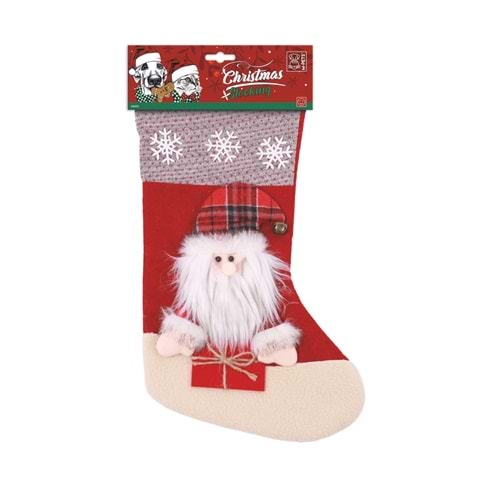 10665999 M-PETS CHRISTMAS STOCKING SANTA KÖPEK OYUNCAĞI