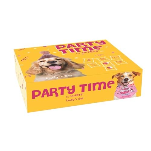 10667499 M-PETS PARTY TIME DİŞİ KÖPEKLER İÇİN DOĞUM GÜNÜ SETİ