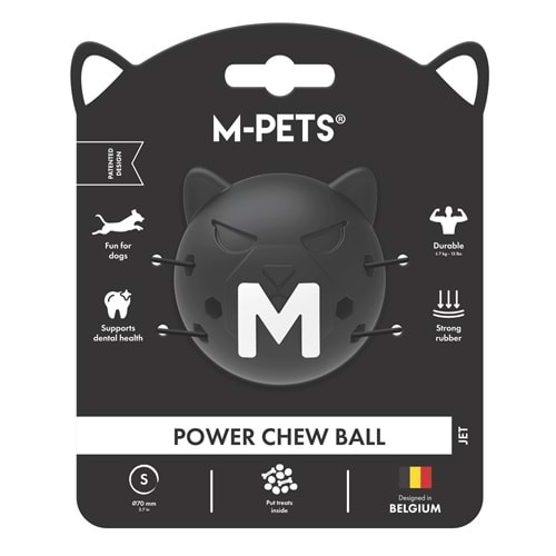 10679108 M-PETS POWER CHEW BALL KAUÇUK KÖPEK OYUNCAĞI JET (S)
