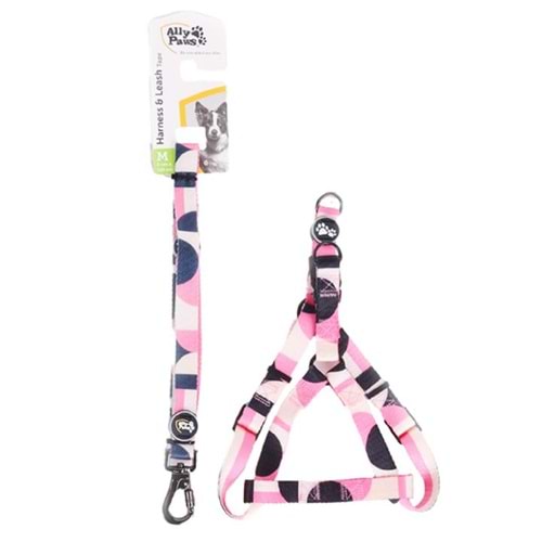 10731 ALLY PAWS HARNESS & LEASH TAPE (M) 2CMX120CM