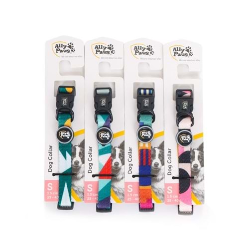 10733 ALLY PAWS DOG COLLAR SMALL 1,5CMX25-40CM