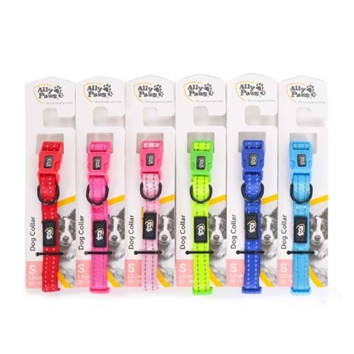 10760 ALLY PAWS DOG COLLAR SMALL 1,5CMX25-40CM
