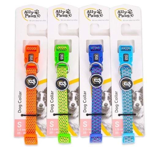 10775 ALLY PAWS DOG COLLAR SMALL 1,5CMX25-40CM