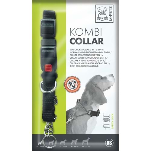 10811599 M-PETS KOMBI 2IN1 EĞİTİM TASMASI (XS)