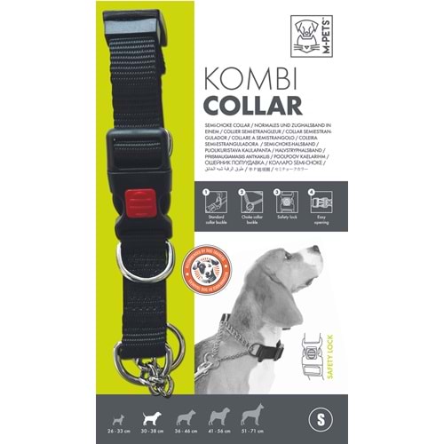 10811699 M-PETS KOMBI 2IN1 EĞİTİM TASMASI (S)