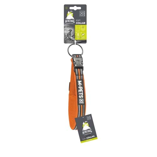 10817499 M-PETS HIKING REFLEKTÖRLÜ SOFT BOYUN TASMASI ORANGE (L)