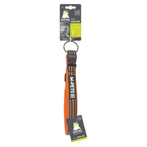 10817599 M-PETS HIKING REFLEKTÖRLÜ SOFT BOYUN TASMASI ORANGE (XL)