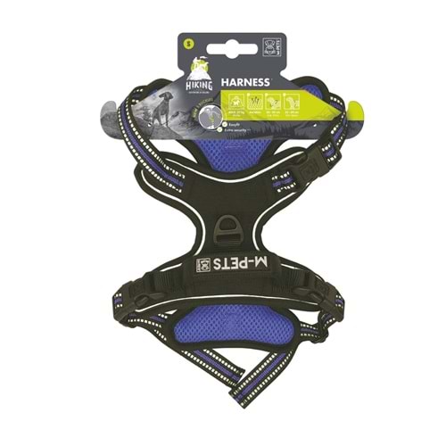 10824999 M-PETS HIKING REFLEKTÖRLÜ SOFT SIRT TASMASI BLUE (S)