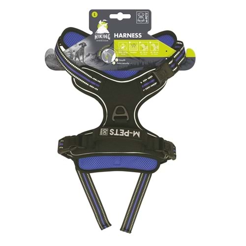 10825199 M-PETS HIKING REFLEKTÖRLÜ SOFT SIRT TASMASI BLUE (L)