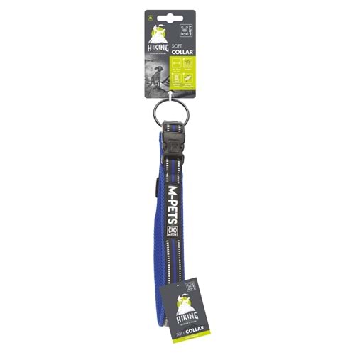 10825699 M-PETS HIKING REFLEKTÖRLÜ SOFT BOYUN TASMASI BLUE (XL)