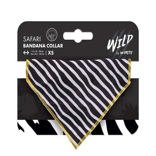 10841299 M-PETS WILD SAFARI BANDANA COLLAR (XS)