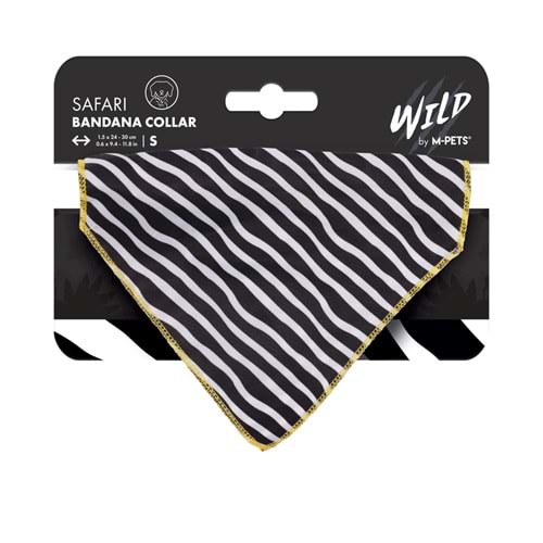 10841399 M-PETS WILD SAFARI BANDANA COLLAR (S)