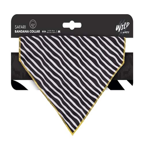 10841499 M-PETS WILD SAFARI BANDANA COLLAR (M)