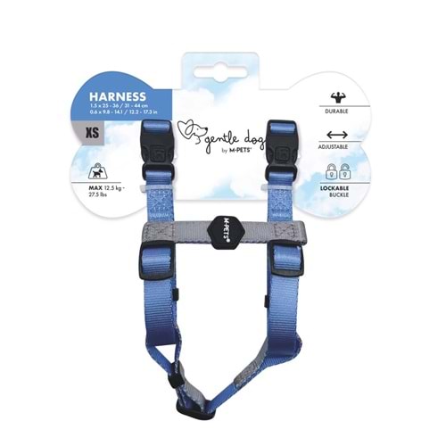 10845899 M-PETS GENTLE DOG GÖĞÜS TASMASI BLUE (XS)