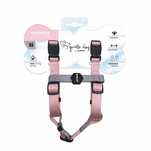 10846299 M-PETS GENTLE DOG GÖĞÜS TASMASI PİNK (XS)