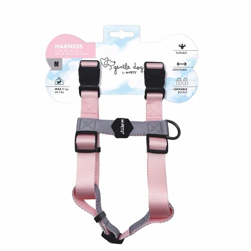 10846499 M-PETS GENTLE DOG GÖĞÜS TASMASI PİNK (M)