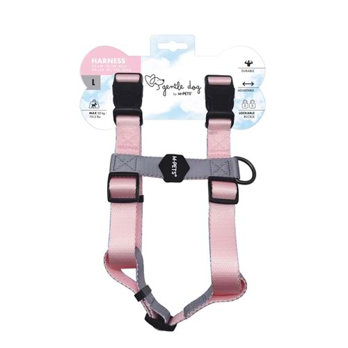 10846599 M-PETS GENTLE DOG GÖĞÜS TASMASI PİNK (L)