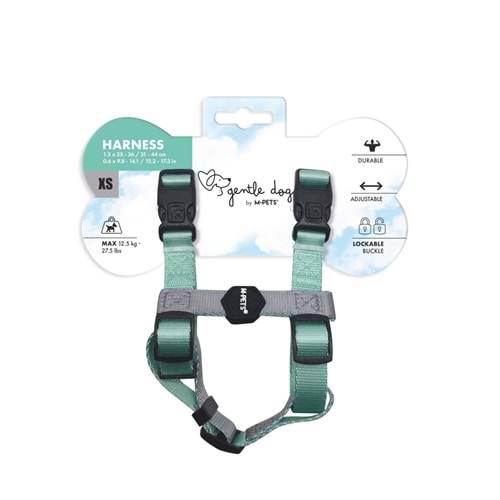 10846699 M-PETS GENTLE DOG GÖĞÜS TASMASI GREEN (XS)