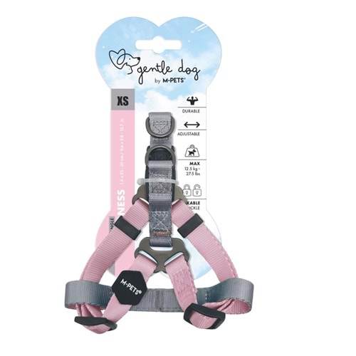 10847499 M-PETS GENTLE DOG TRİANGLE GÖĞÜS TASMASI PİNK (XS)