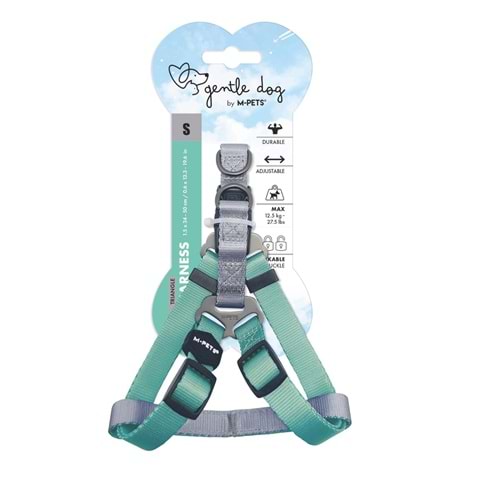 10847999 M-PETS GENTLE DOG TRİANGLE GÖĞÜS TASMASI GREEN (S)