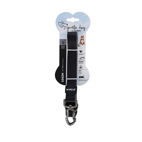 10858008 M-PETS GENTLE DOG GEZDİRME KAYIŞI (L) BLACK