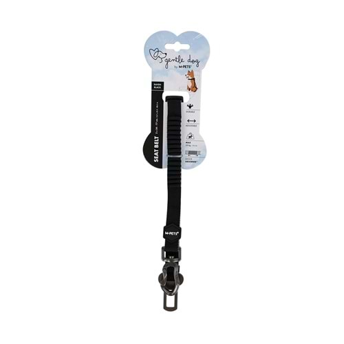 10858508 M-PETS GENTLE DOG KÖPEKLER İÇİN EMNİYET KEMERİ BLACK