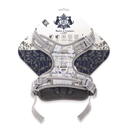 10863313 M-PETS HAUTE COUTURE KÖPEK GÖĞÜS TASMASI BLUE (M)