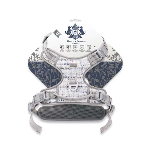10863513 M-PETS HAUTE COUTURE KÖPEK GÖĞÜS TASMASI BLUE (XL)